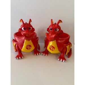 Monster Jam Dragon Red Souvenir Cups Set of 2 Feld Entertainment 2023 8.5oz Mugs
